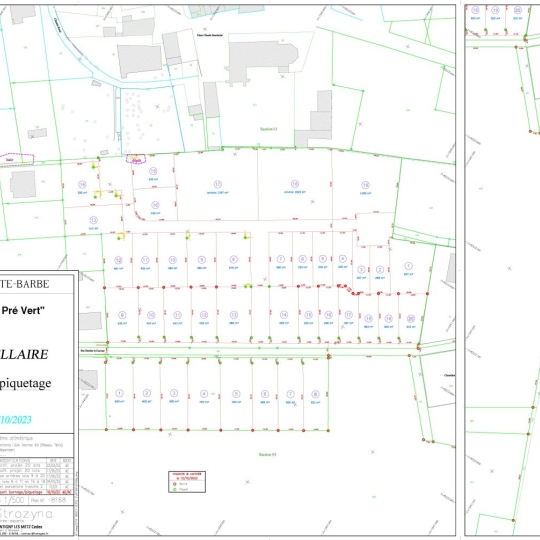  CABINET DE L'ILE : Terrain | SAINTE-BARBE (57640) | 126 m2 | 127 330 € 